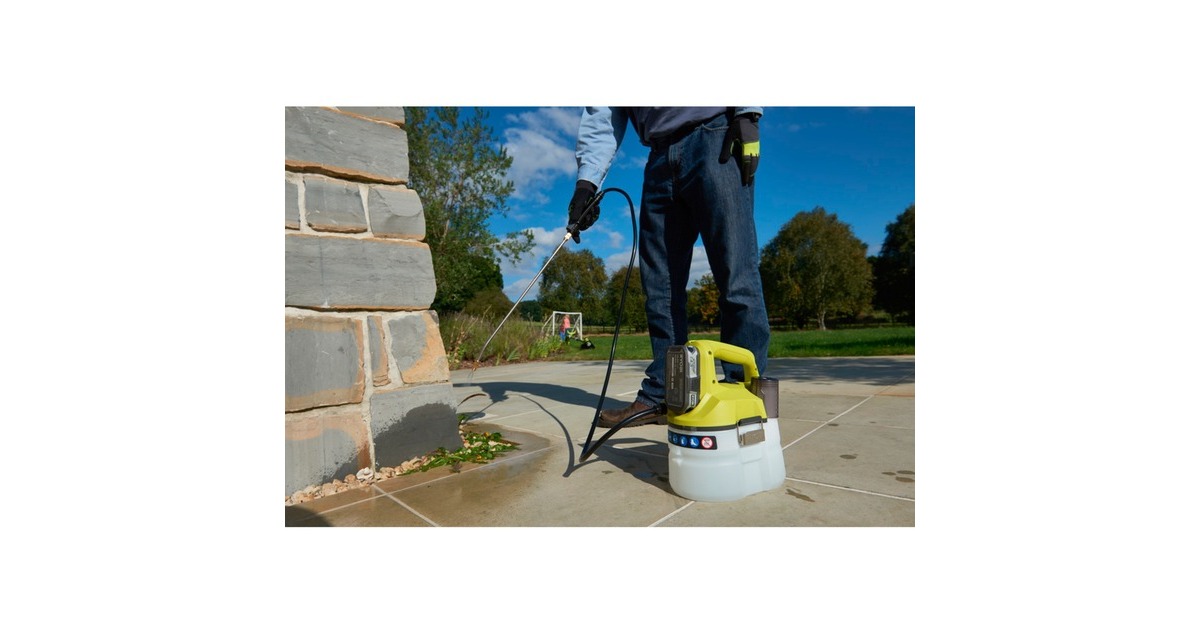 Ryobi ONE+ Akku-Sprühgerät OWS1880, 18Volt, Drucksprüher(grün/schwarz, ohne Akku und Ladegerät)