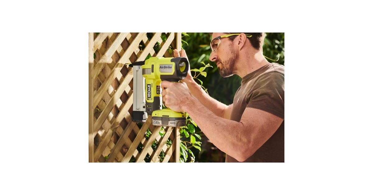 Ryobi ONE+ Akku-Tacker R18GS18-0, 18Volt, Elektrotacker(grün/schwarz, ohne Akku und Ladegerät)