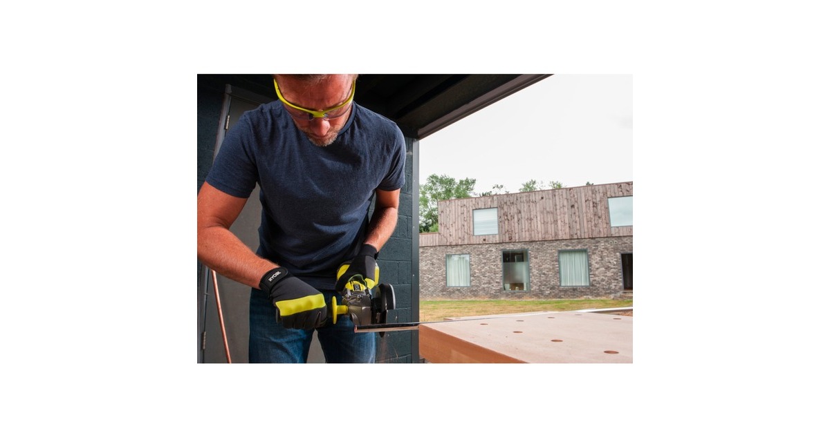 Ryobi ONE+ Akku-Winkelschleifer R18AG7- 0, 18Volt(grün/schwarz, ohne Akku und Ladegerät)