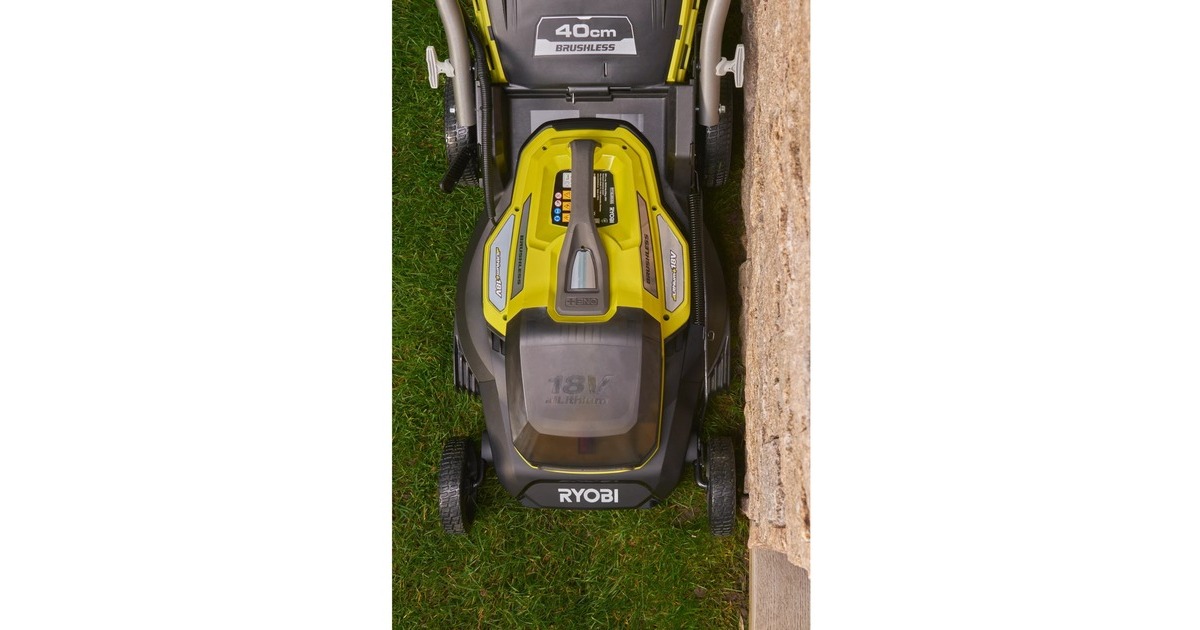 Ryobi ONE+ Brushless Akku-Rasenmäher RY18LMX40A-0, 18Volt(grün/schwarz, ohne Akku und Ladegerät)