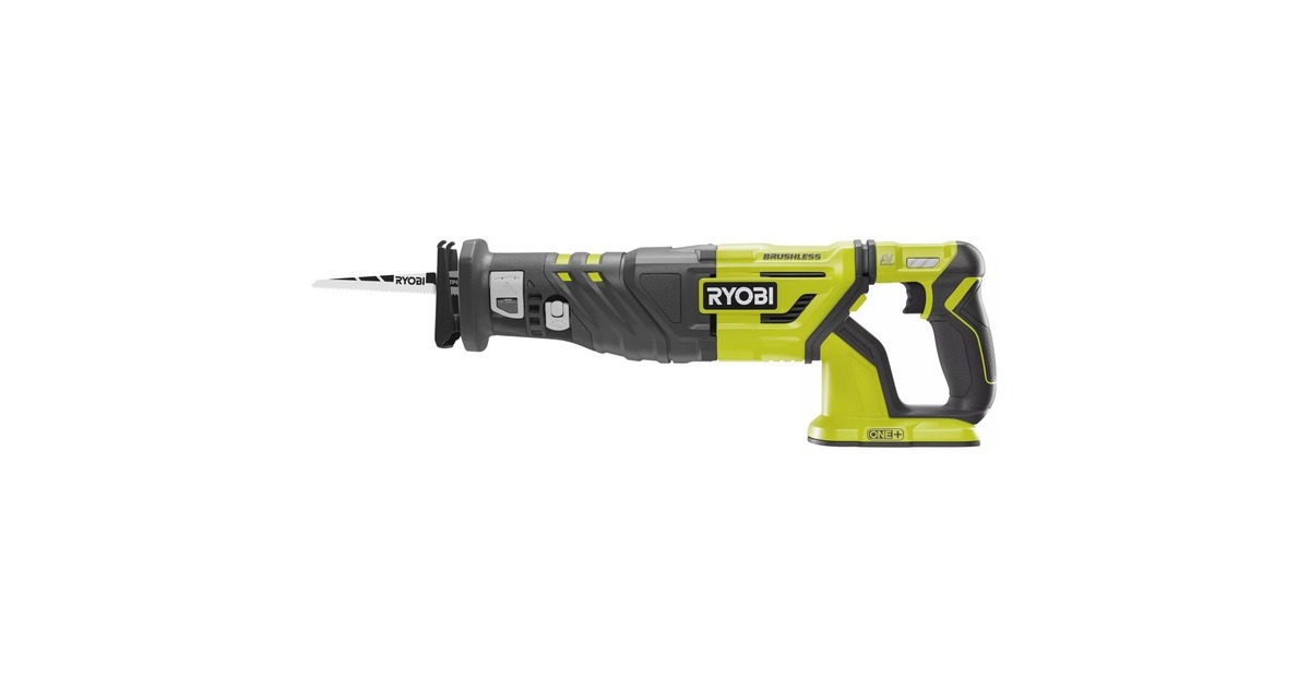 Ryobi ONE+ Brushless Akku-Säbelsäge R18RS7-0, 18Volt(grün/schwarz, ohne Akku und Ladegerät)