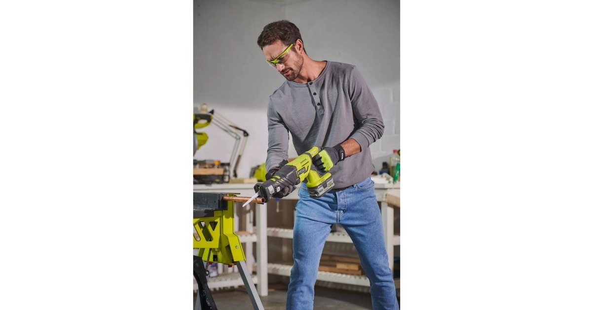 Ryobi ONE+ Brushless Akku-Säbelsäge R18RS7-0, 18Volt(grün/schwarz, ohne Akku und Ladegerät)