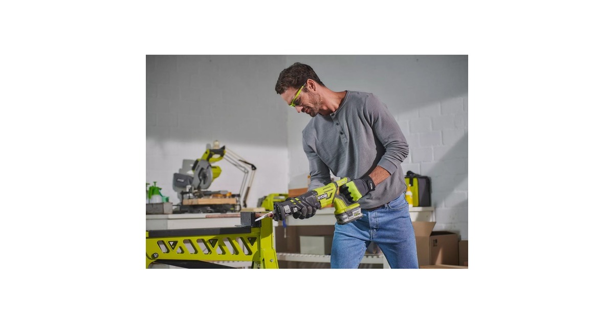 Ryobi ONE+ Brushless Akku-Säbelsäge R18RS7-0, 18Volt(grün/schwarz, ohne Akku und Ladegerät)