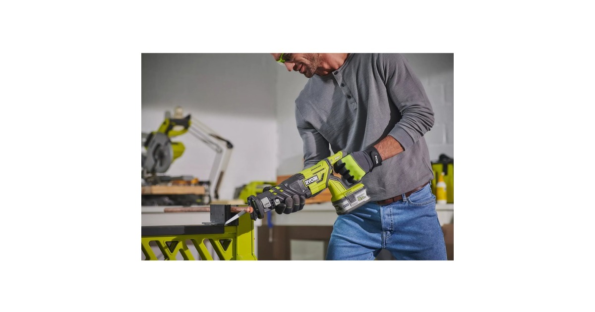 Ryobi ONE+ Brushless Akku-Säbelsäge R18RS7-0, 18Volt(grün/schwarz, ohne Akku und Ladegerät)