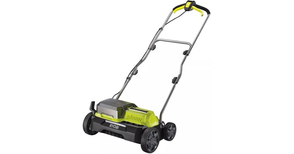 Ryobi ONE+ Brushless Akku-Vertikutierer RY18SFX35A-0, 18 Volt(grün/schwarz, ohne Akku und Ladegerät)