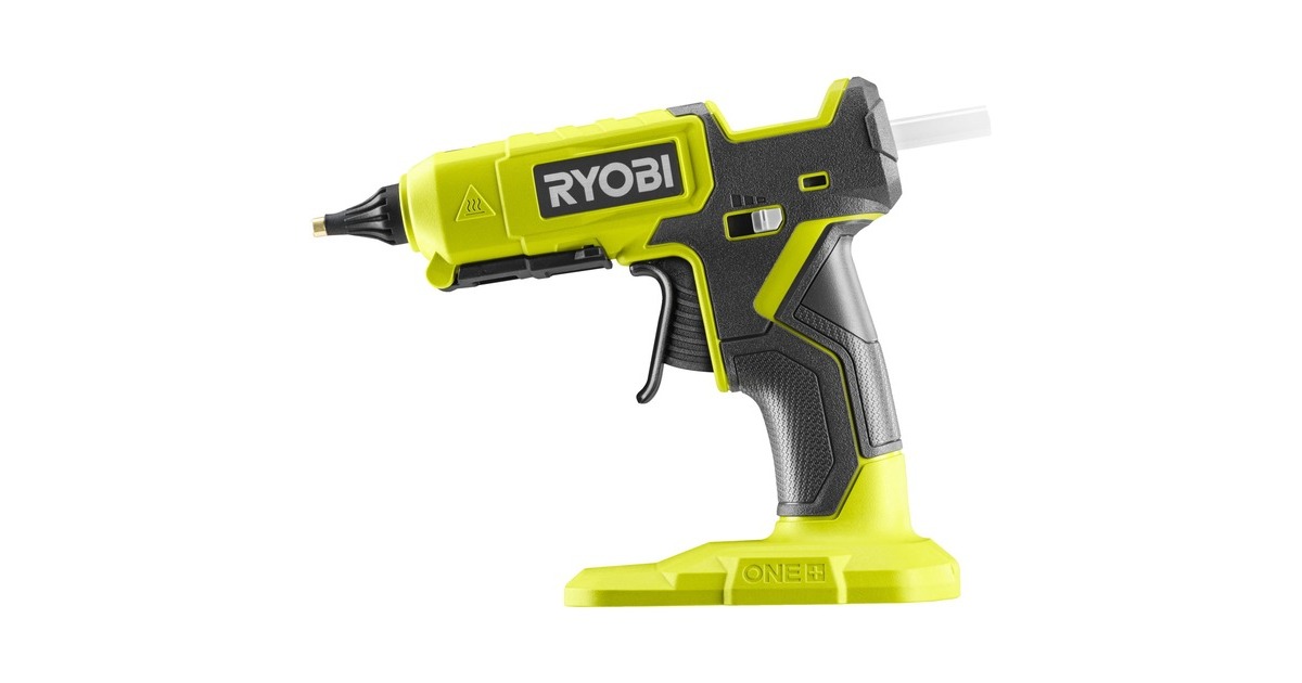 Ryobi ONE+ Heißklebepistole Mini RGLM18-0 mit Akkustation, 18Volt(grün/schwarz, ohne Akku und Ladegerät)