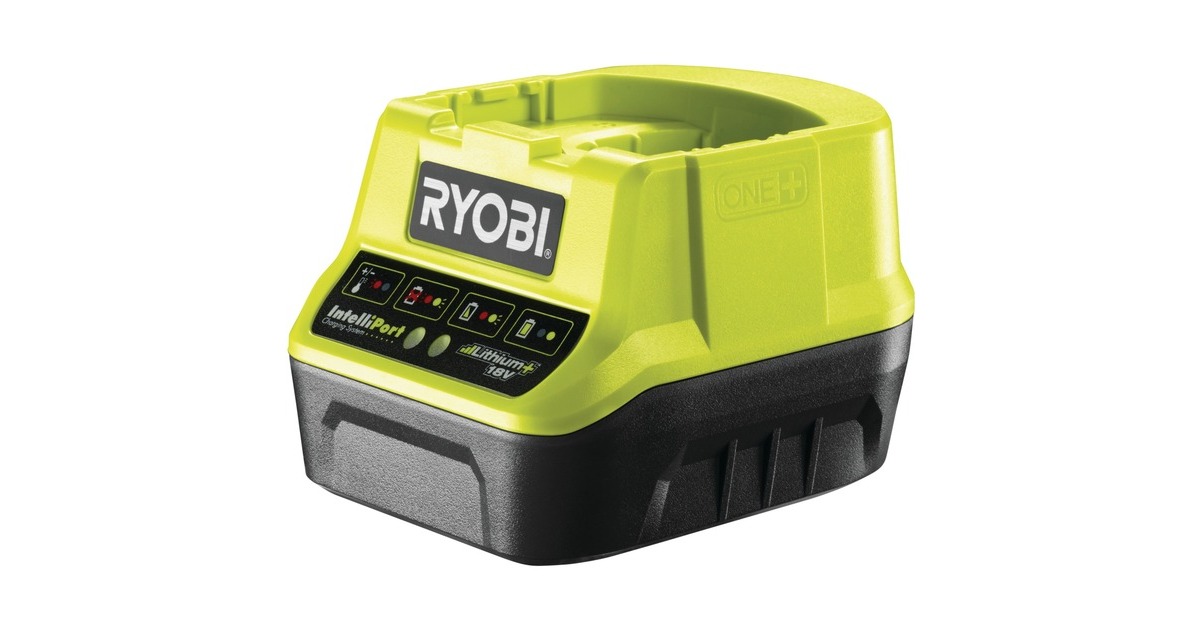 Ryobi ONE+ Hybrid-Rasentrimmer RLT1831H20F, 18Volt + Kabelbetrieb(grün/schwarz, Li-Ionen Akku 2,0Ah)