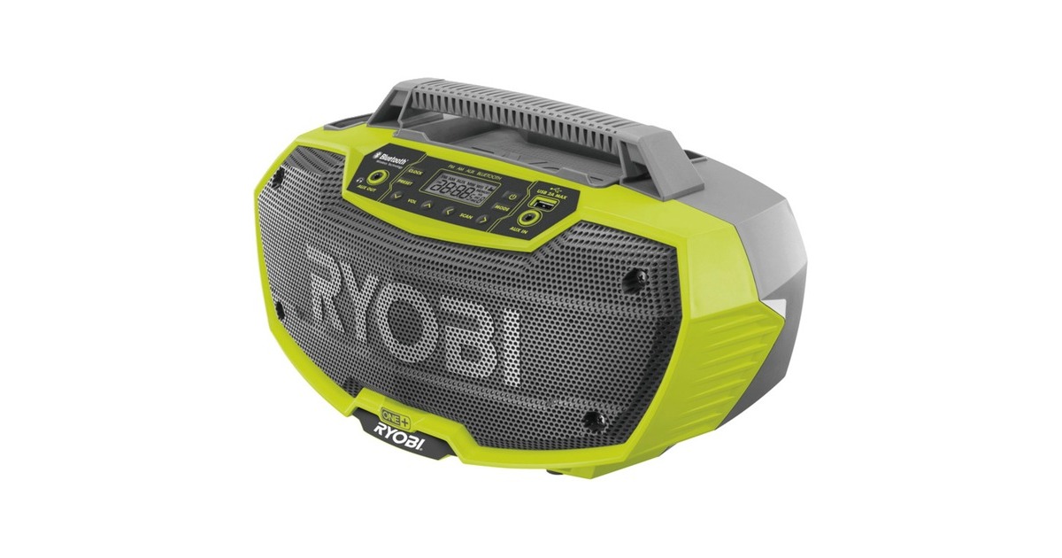 Ryobi R18RH-0, Radio(grün/schwarz, AUX, Bluetooth, USB, FM/AM) Ryobi R18RH-0, Radio(grün/schwarz, AUX, Bluetooth, USB, FM/AM)