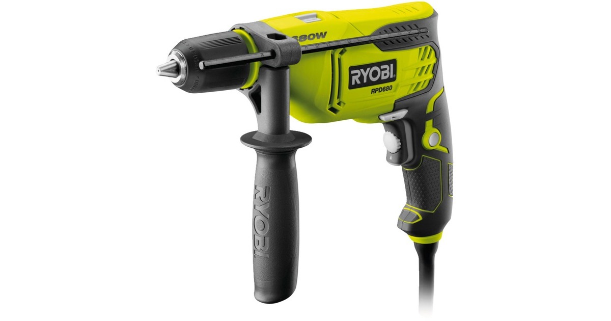 Ryobi Schlagbohrmaschine RPD680-K(grün/schwarz, 680 Watt)