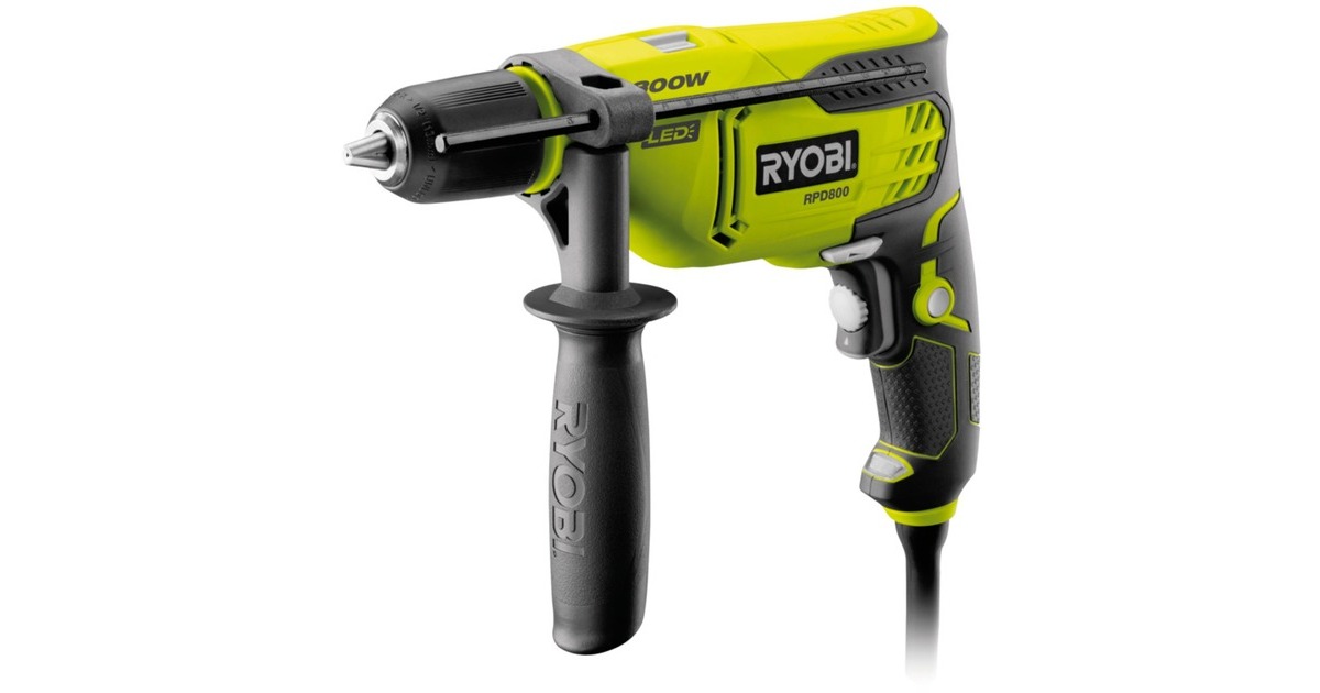 Ryobi Schlagbohrmaschine RPD800-K(grün/schwarz, 800 Watt)
