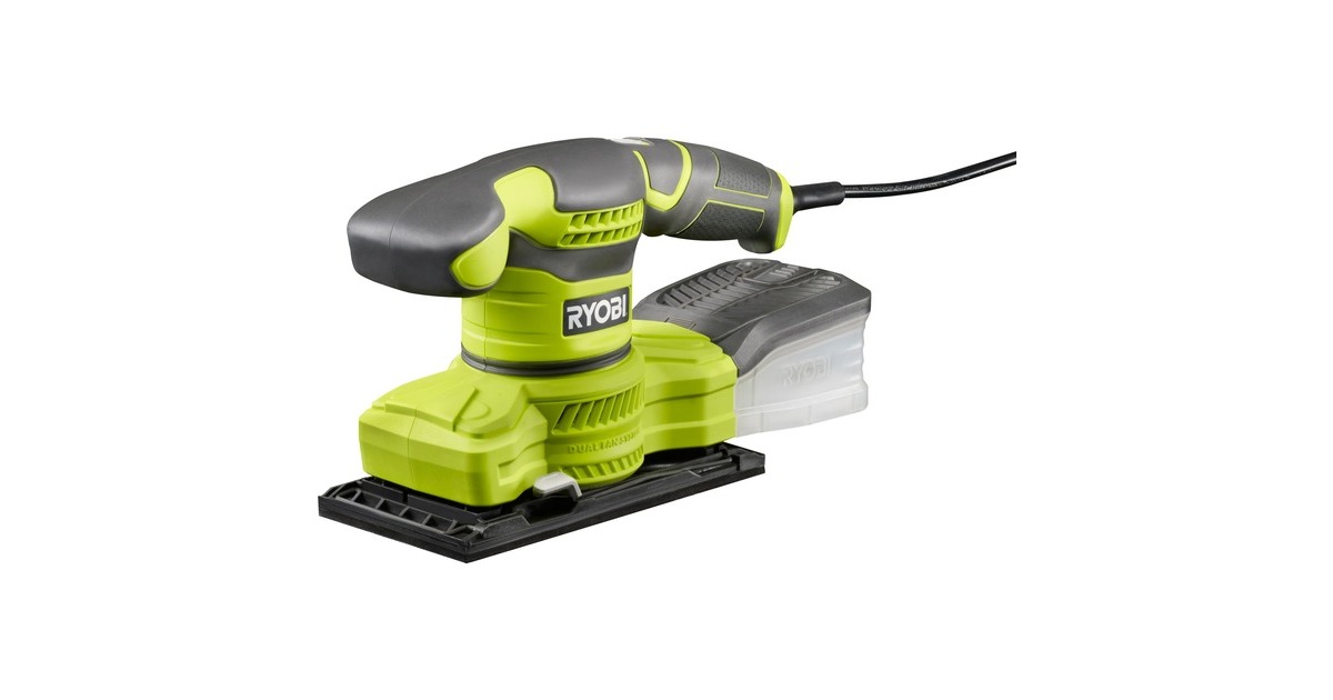 Ryobi Schwingschleifer RSS200-G(grün/schwarz, 200 Watt) Ryobi Schwingschleifer RSS200-G(grün/schwarz, 200 Watt)