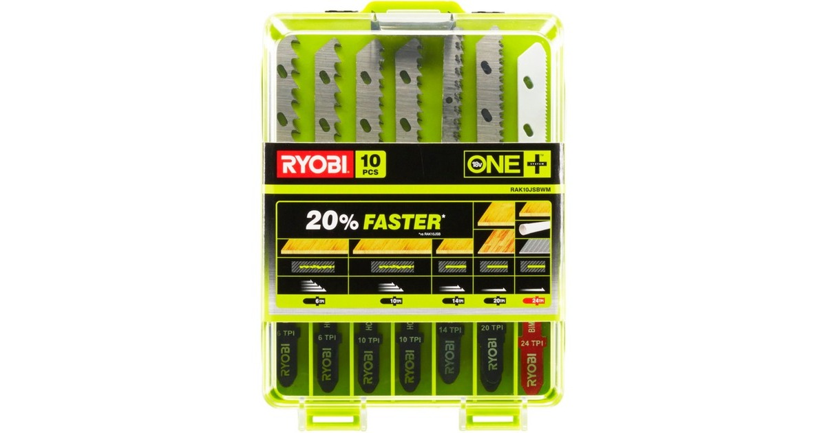 Ryobi Stichsägeblatt-Satz RAK10JSB, 10-teilig