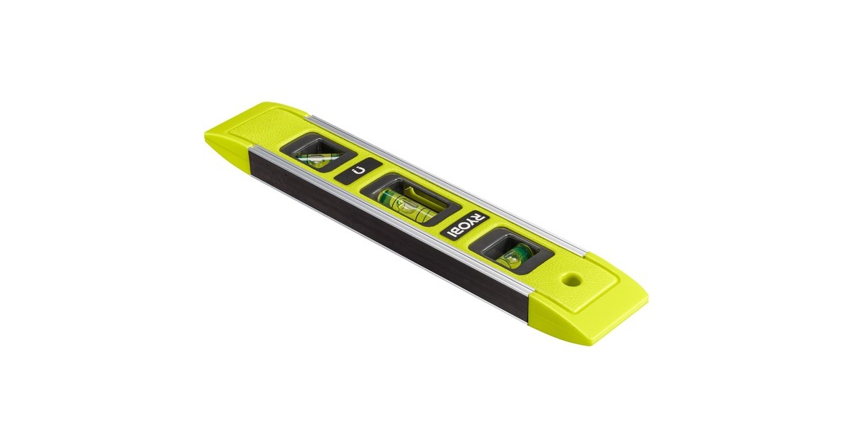 Ryobi Wasserwaage RTL23CM(grün/grau, 23cm, magnetisch)