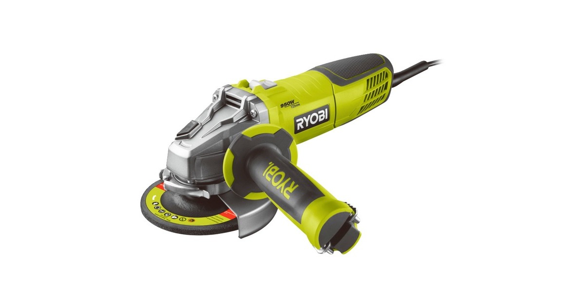 Ryobi Winkelschleifer RAG950-125S(grün/schwarz, 950 Watt) Ryobi Winkelschleifer RAG950-125S(grün/schwarz, 950 Watt)