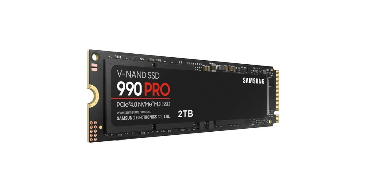 SAMSUNG 990 PRO 2 TB, SSD(PCIe 4.0 x4, NVMe 2, M.2 2280, intern, Outlet)