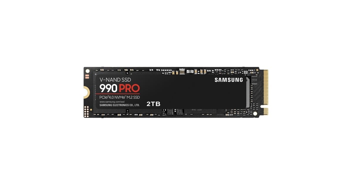 SAMSUNG 990 PRO 2 TB, SSD(PCIe 4.0 x4, NVMe 2, M.2 2280, intern, Outlet)