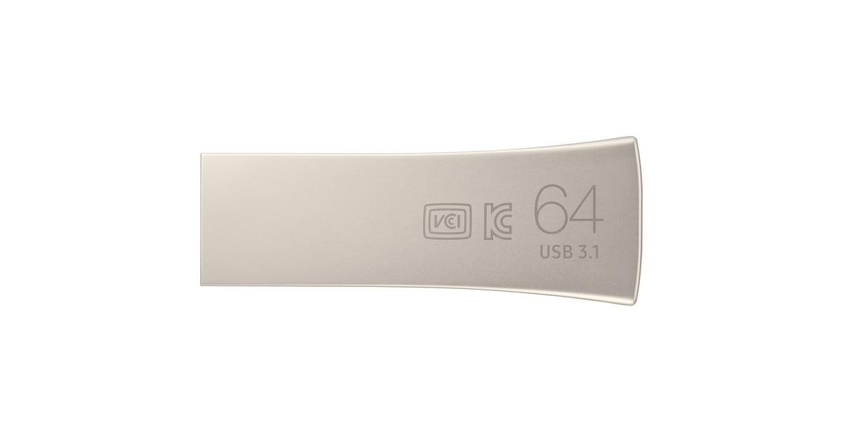 SAMSUNG BAR Plus 64 GB Champagne Silver, USB-Stick(champagner, USB-A 3.2 (5 Gbit/s))