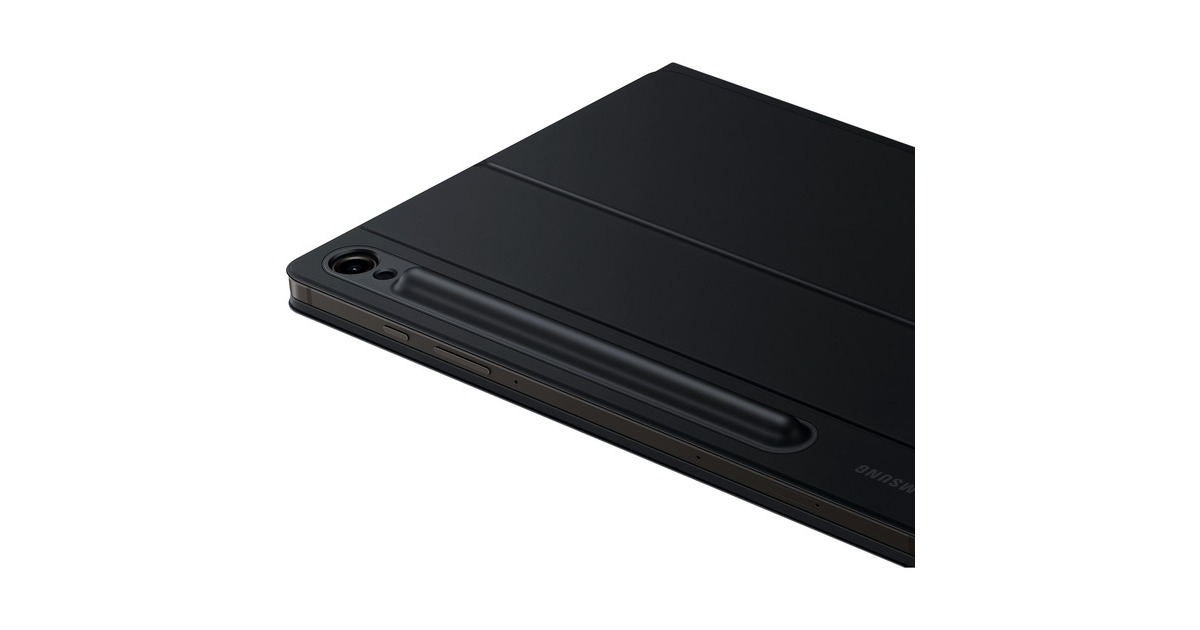 SAMSUNG Book Cover Keyboard EF-DX715 für das Galaxy Tab S9, Tastatur(schwarz, DE-Layout)