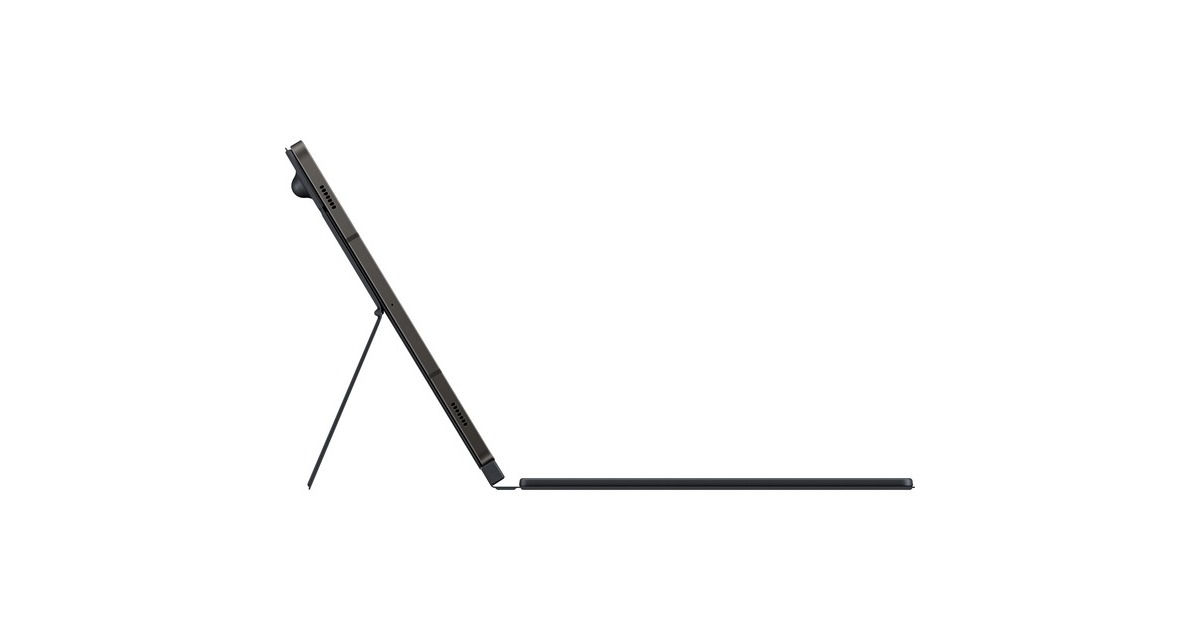 SAMSUNG Book Cover Keyboard EF-DX715 für das Galaxy Tab S9, Tastatur(schwarz, DE-Layout)