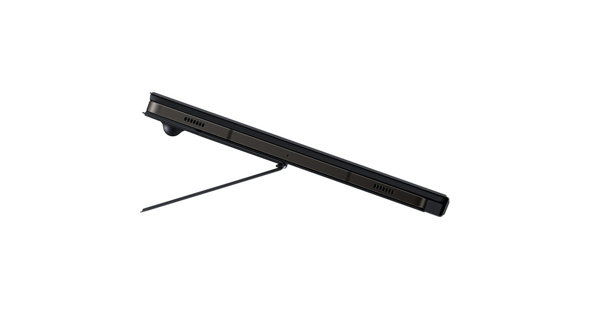 SAMSUNG Book Cover Keyboard EF-DX715 für das Galaxy Tab S9, Tastatur(schwarz, DE-Layout)