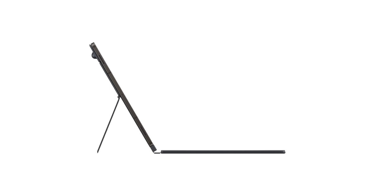 SAMSUNG Book Cover Keyboard EF-DX815 für das Galaxy Tab S9+, Tastatur(schwarz, DE-Layout)