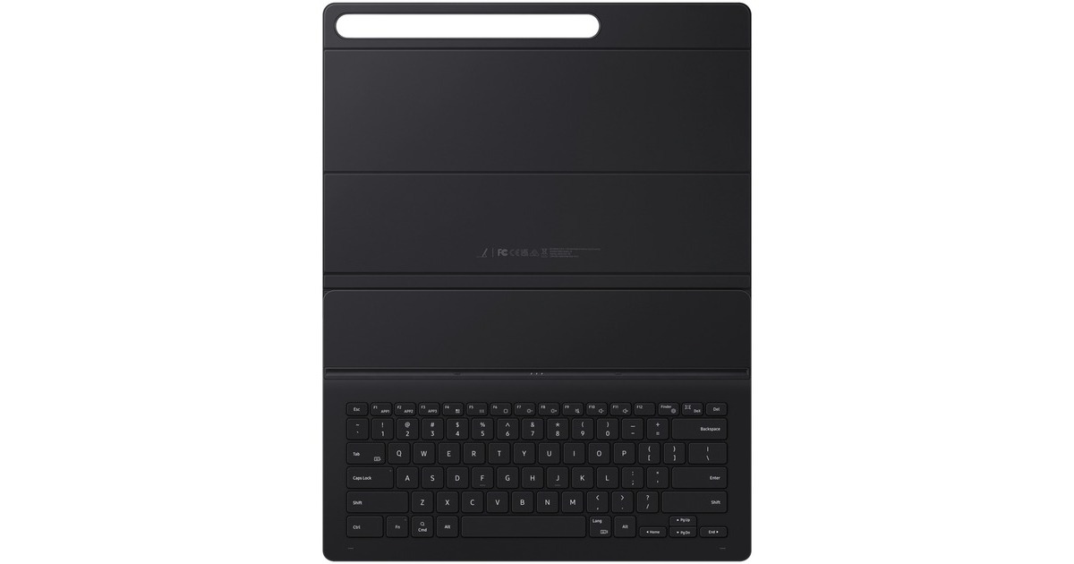 SAMSUNG Book Cover Keyboard Slim EF-DX810 für das Galaxy Tab S9+, Tastatur(schwarz, DE-Layout)