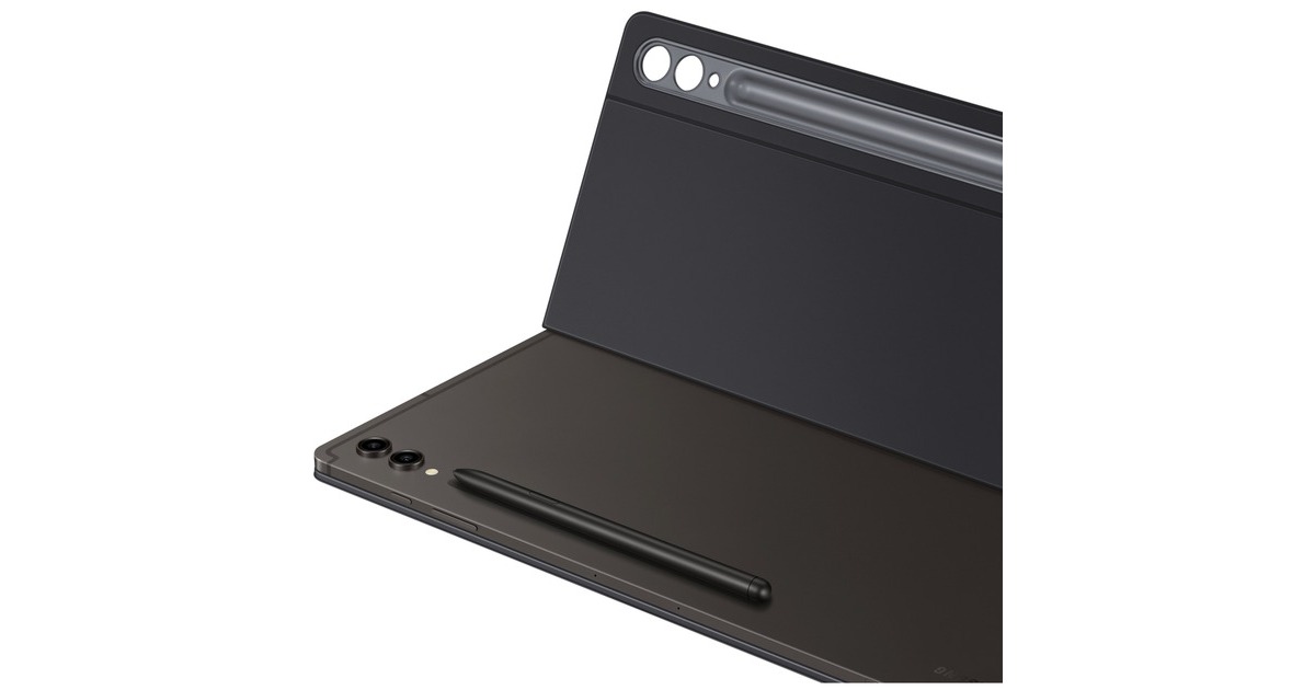 SAMSUNG Book Cover Keyboard Slim EF-DX810 für das Galaxy Tab S9+, Tastatur(schwarz, DE-Layout)
