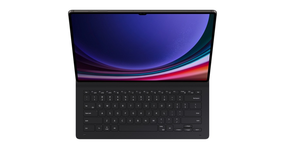 SAMSUNG Book Cover Keyboard Slim, Tablethülle(schwarz, Samsung Galaxy Tab S9 Ultra)
