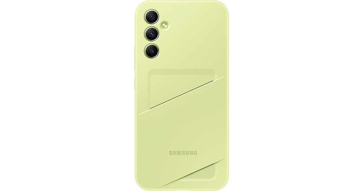 SAMSUNG Card Slot Case, Handyhülle(hellgrün, Samsung Galaxy A34 5G)