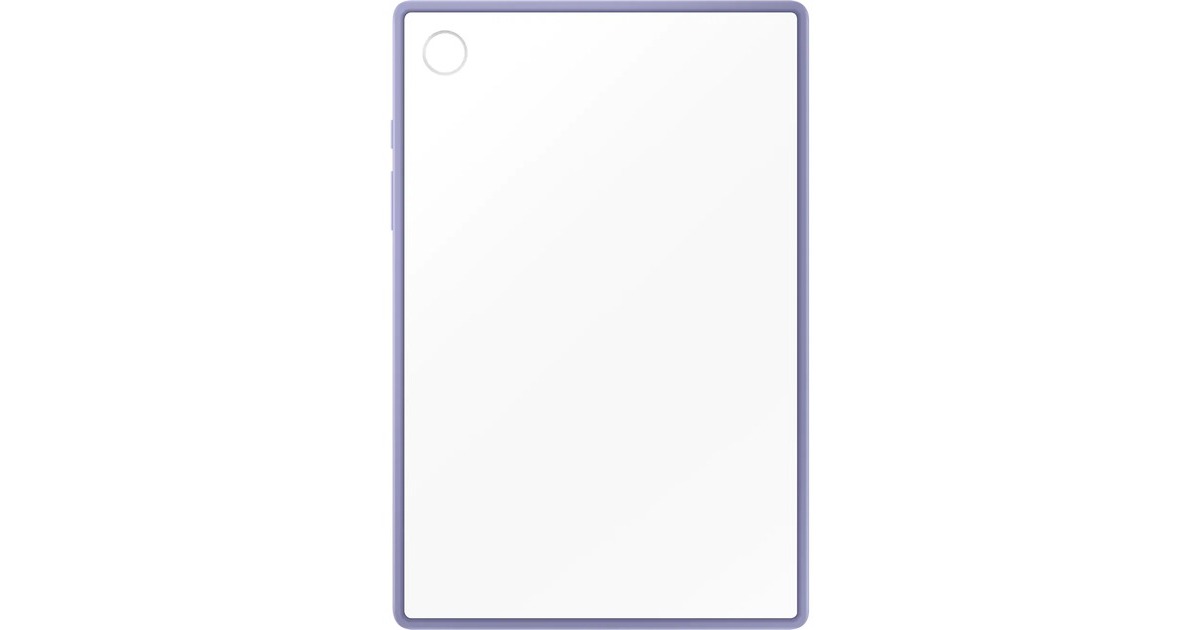 SAMSUNG Clear Edge Cover, Tablethülle(violett, Samsung Galaxy Tab A8)