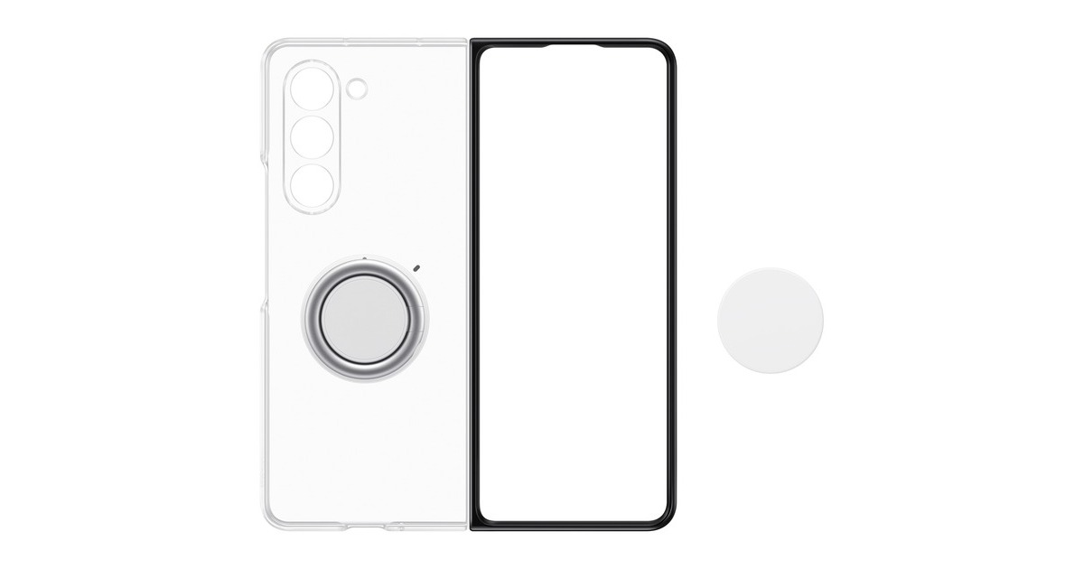 SAMSUNG Clear Gadget Case, Handyhülle(transparent, Samsung Galaxy Z Fold5)