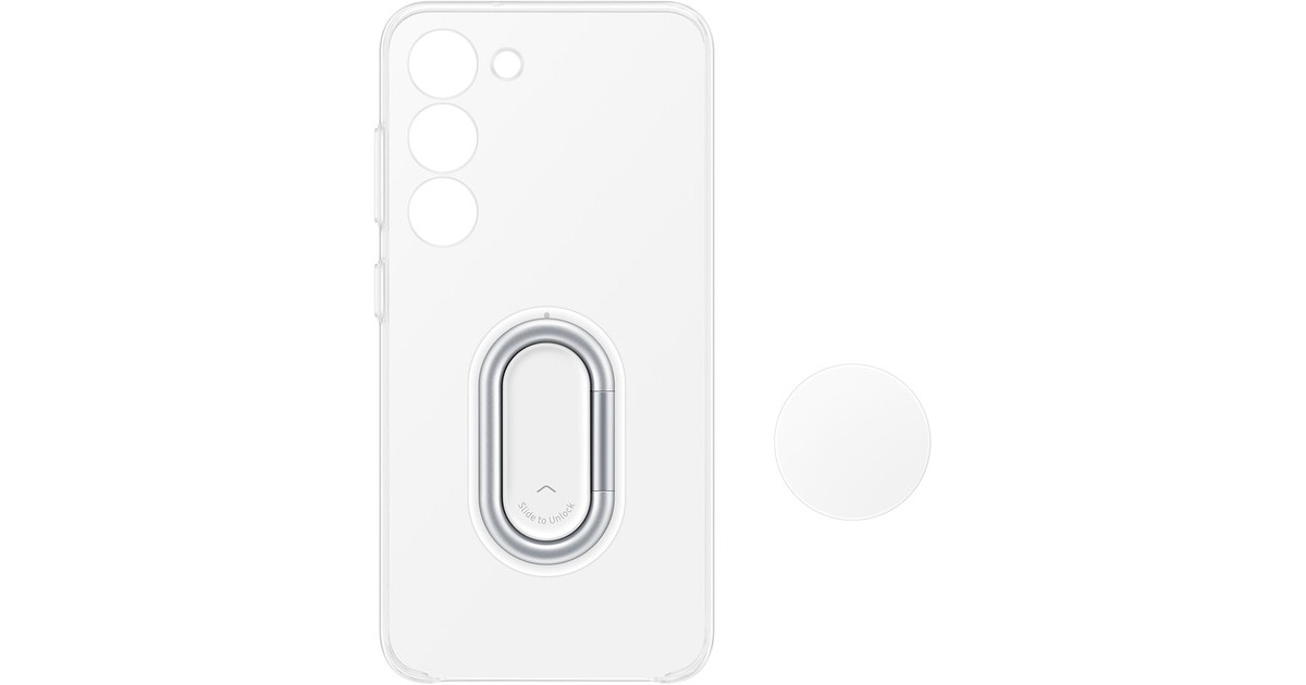 SAMSUNG Clear Gadget Case, Handyhülle(transparent, Samsung Galaxy S23)