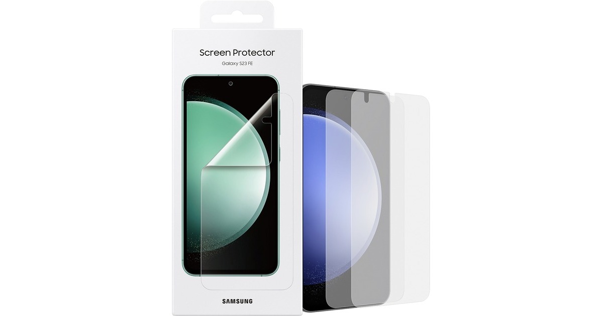 SAMSUNG Displayschutz, Schutzfolie(transparent, Samsung Galaxy S23 FE)