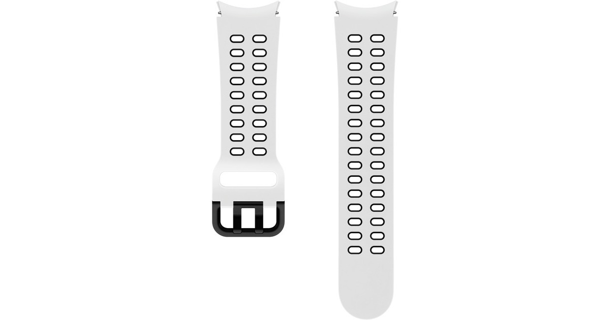 SAMSUNG Extreme Sport Band, Uhrenarmband(weiß, 20 mm, S/M, Samsung Galaxy Watch4)