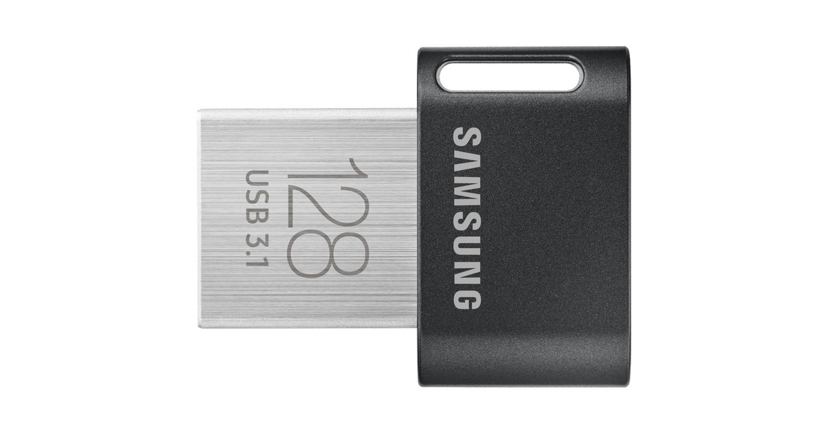 SAMSUNG Fit Plus 128 GB, USB-Stick(schwarz, USB-A 3.2 (5 Gbit/s))