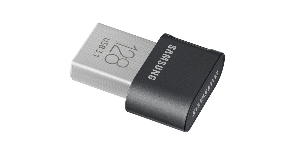 SAMSUNG Fit Plus 128 GB, USB-Stick(schwarz, USB-A 3.2 (5 Gbit/s))