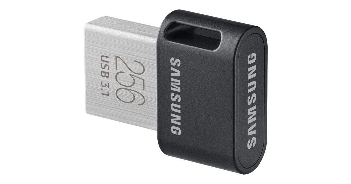 SAMSUNG Fit Plus 256 GB, USB-Stick(schwarz, USB-A 3.2 (5 Gbit/s))
