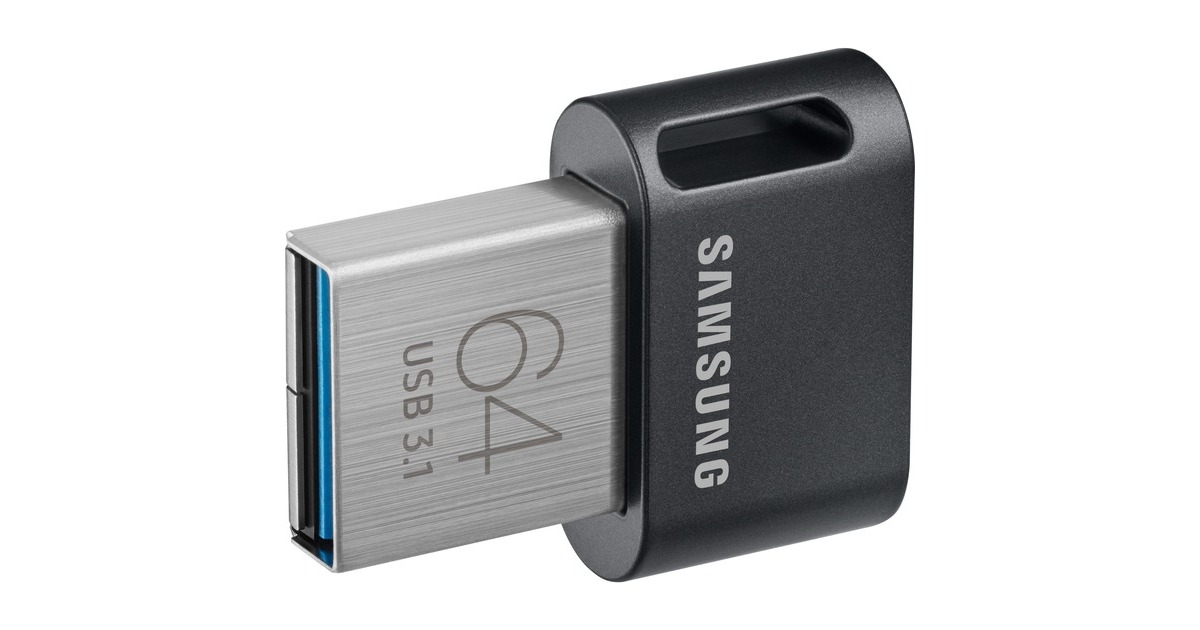 SAMSUNG Fit Plus 64 GB, USB-Stick(schwarz, USB-A 3.2 (5 Gbit/s))