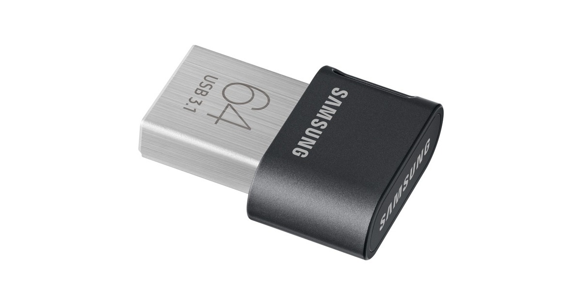 SAMSUNG Fit Plus 64 GB, USB-Stick(schwarz, USB-A 3.2 (5 Gbit/s))