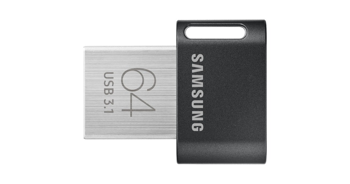 SAMSUNG Fit Plus 64 GB, USB-Stick(schwarz, USB-A 3.2 (5 Gbit/s))