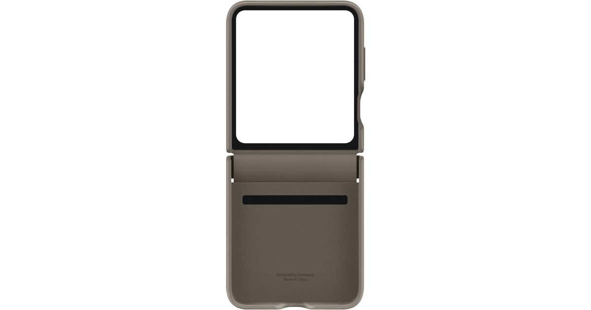 SAMSUNG Flap Eco-Leather Case, Handyhülle(braun, Samsung Galaxy Z Flip5)