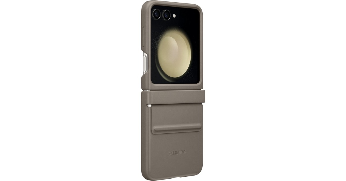 SAMSUNG Flap Eco-Leather Case, Handyhülle(braun, Samsung Galaxy Z Flip5)