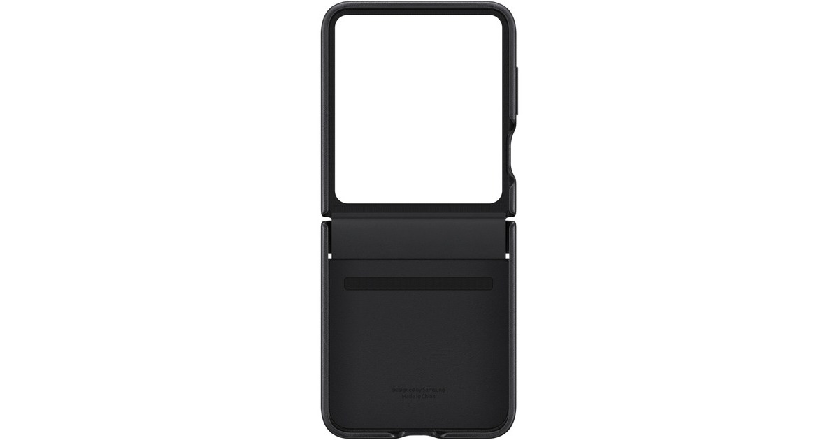 SAMSUNG Flap Eco-Leather Case, Handyhülle(schwarz, Samsung Galaxy Z Flip5)