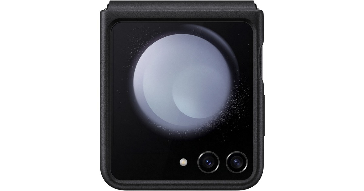SAMSUNG Flap Eco-Leather Case, Handyhülle(schwarz, Samsung Galaxy Z Flip5)