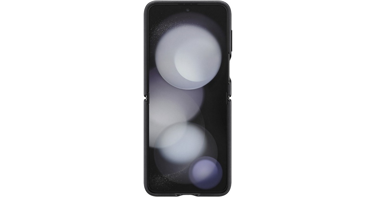 SAMSUNG Flap Eco-Leather Case, Handyhülle(schwarz, Samsung Galaxy Z Flip5)