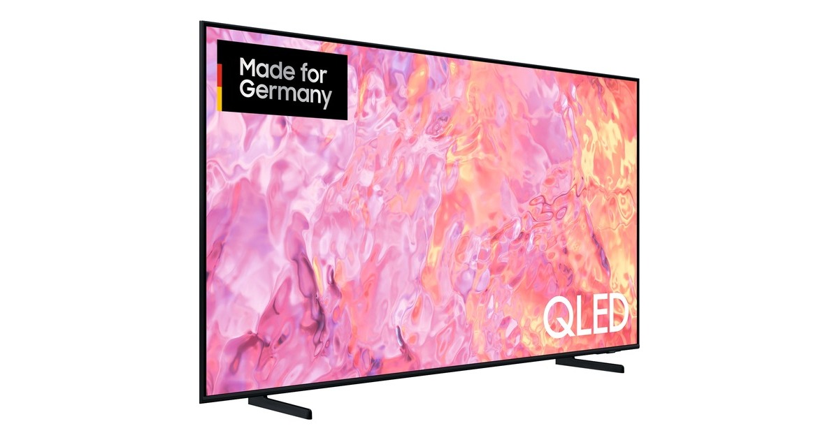 SAMSUNG GQ-50Q60C, QLED-Fernseher(125 cm (50 Zoll), schwarz, UltraHD/4K, SmartTV, WLAN, Bluetooth, HDR10+)