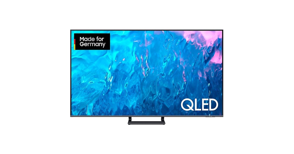 SAMSUNG GQ-65Q72C, QLED-Fernseher(163 cm (65 Zoll), dunkelgrau, UltraHD/4K, SmartTV, WLAN, Bluetooth, HDR 10+, FreeSync, 100Hz Panel)
