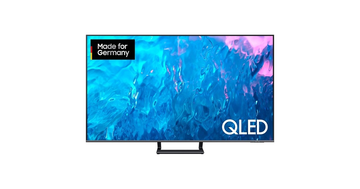 SAMSUNG GQ-75Q72C, QLED-Fernseher(189 cm (75 Zoll), dunkelgrau, UltraHD/4K, SmartTV, WLAN, Bluetooth, HDR 10+, FreeSync, 100Hz Panel)