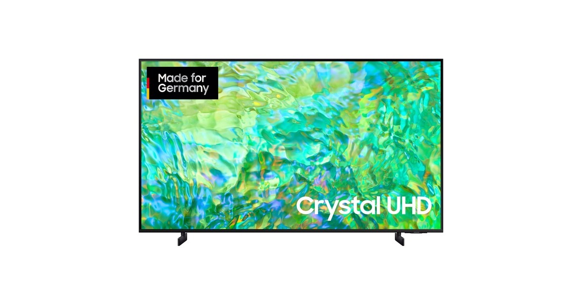 SAMSUNG GU-43CU8079, LED-Fernseher(108 cm (43 Zoll), schwarz, UltraHD/4K, WLAN, Bluetooth, HDR10+)