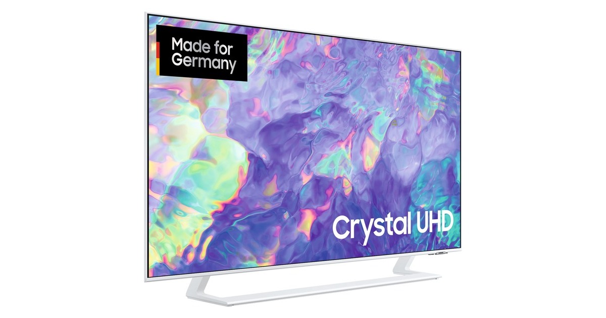 SAMSUNG GU-50CU8589, LED-Fernseher(125 cm (50 Zoll), weiß, UHD/4K, AMD Free-Sync)